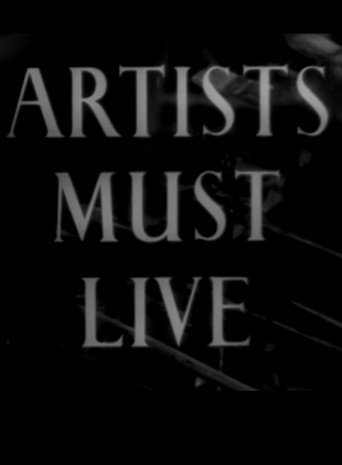 Movie poster for Artists Must Live (1953)