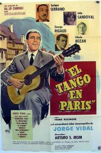 Movie poster for El tango en París (1956)