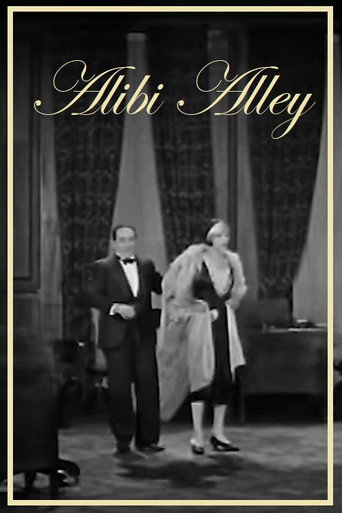Movie poster for Alibi Alley (1927)