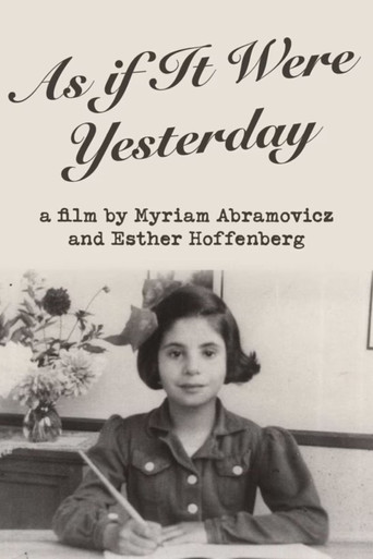 Movie poster for As If It Were Yesterday (1980)