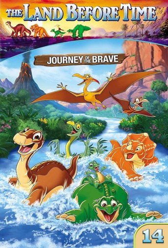 Movie poster for The Land Before Time XIV: Journey of the Brave (2016)