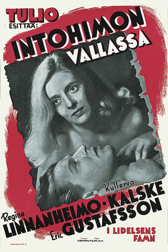 Movie poster for Intohimon vallassa (1947)