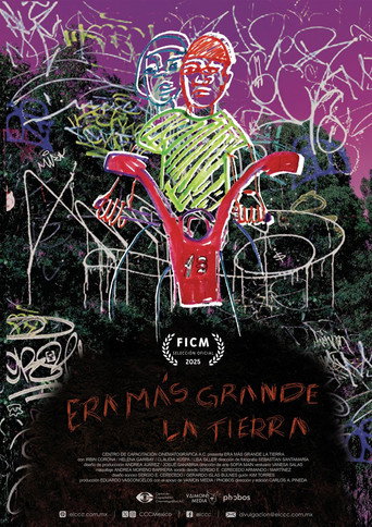 Movie poster for Era más grande la tierra (2025)