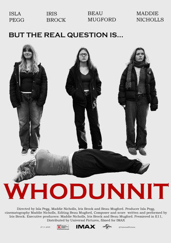 Movie poster for WHODUNNIT (2025)