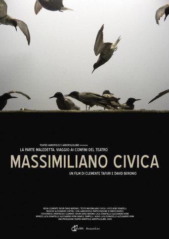 Movie poster for La parte maledetta. Viaggio ai confini del teatro - Massimiliano Civica (2020)