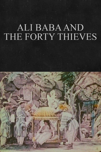Movie poster for Ali Baba and the Forty Thieves (1907)
