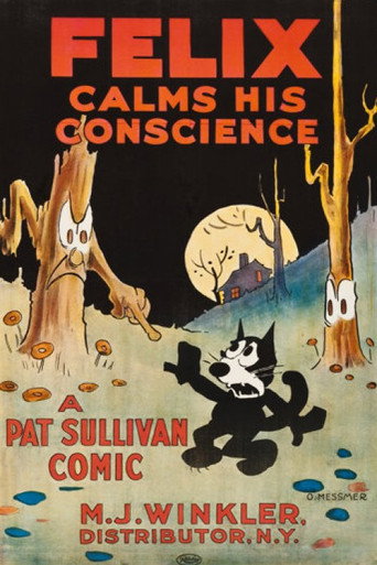 Movie poster for Felix Calms His Conscience (1923)