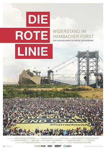 Movie poster for The Red Line - Resistance in Hambach Forest (2019)