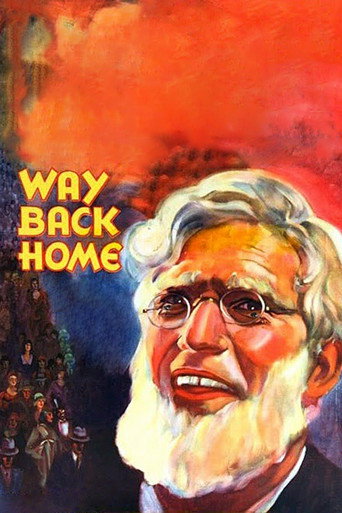 Movie poster for Way Back Home (1931)