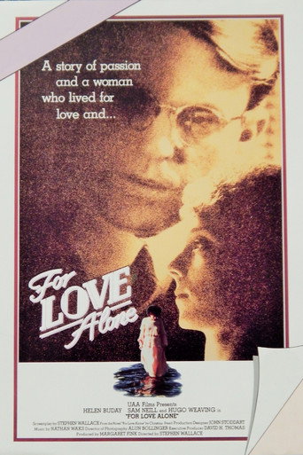 Movie poster for For Love Alone (1986)