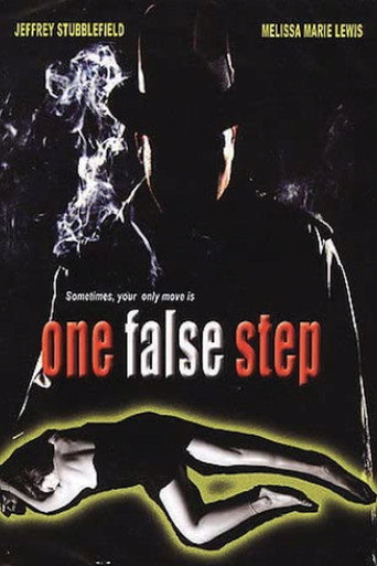 Movie poster for One False Step (2000)
