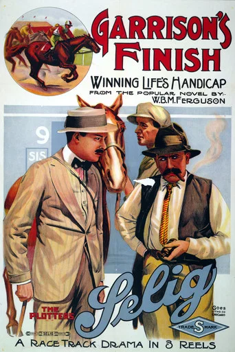 Movie poster for Garrison's Finish (1914)