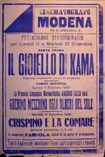 Movie poster for Il gioiello di Khama (1918)