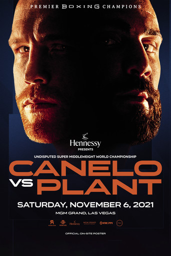 Movie poster for Canelo Alvarez vs. Caleb Plant (2021)