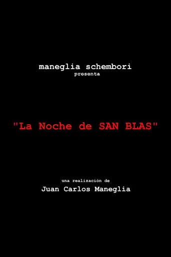 Movie poster for La noche de San Blas (1989)