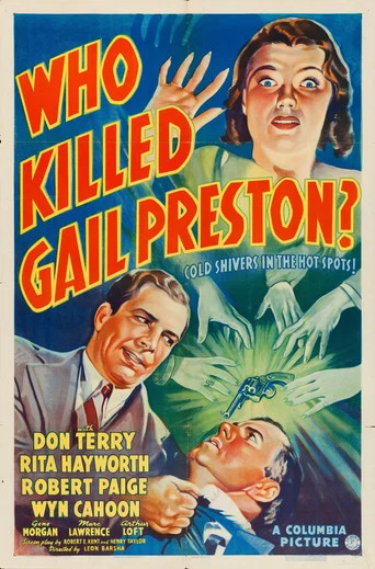Movie poster for Who Killed Gail Preston? (1938)