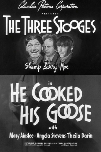 Movie poster for He Cooked His Goose (1952)