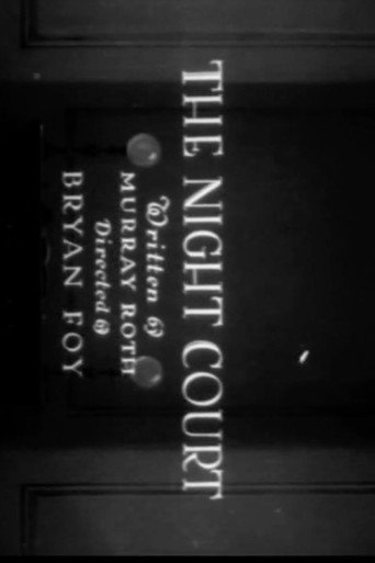 Movie poster for The Night Court (1927)