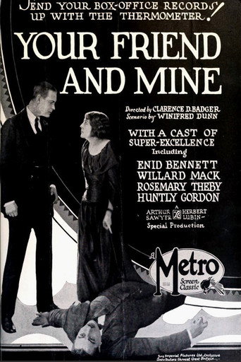 Movie poster for Your Friend and Mine (1923)