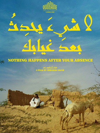 Movie poster for Nothing Happens After Your Absence (2026)