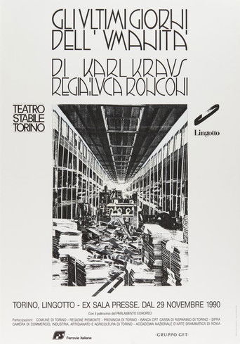 The Last Days of Humanity poster