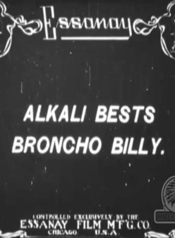 Movie poster for Alkali Ike Bests Broncho Billy (1912)