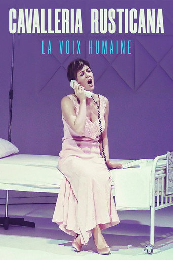 Movie poster for Cavalleria Rusticana - La voix humaine (2017)