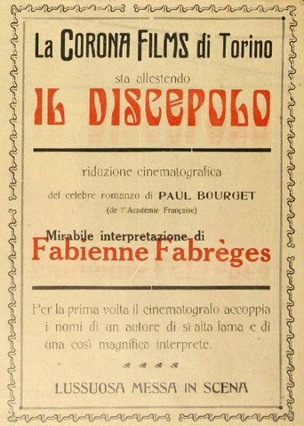 Movie poster for Il discepolo (1917)