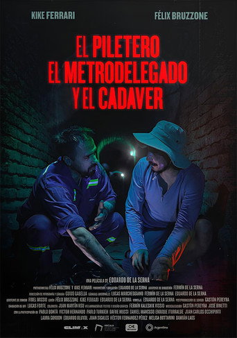 Movie poster for The Pool Boy, the Metro Delegate and the Corpse (2025)