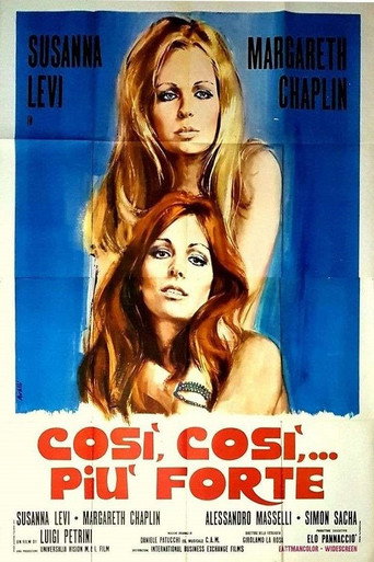 Movie poster for Così, così... più forte (1970)