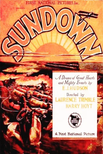 Movie poster for Sundown (1924)