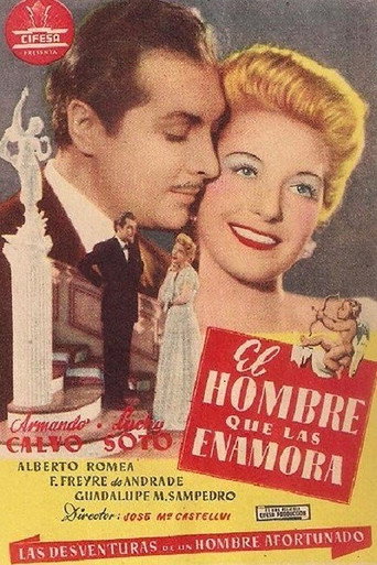 Movie poster for El hombre que las enamora (1944)