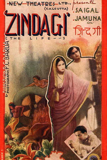 Movie poster for Zindagi (1940)