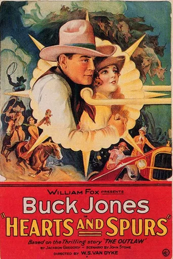Movie poster for Hearts and Spurs (1925)