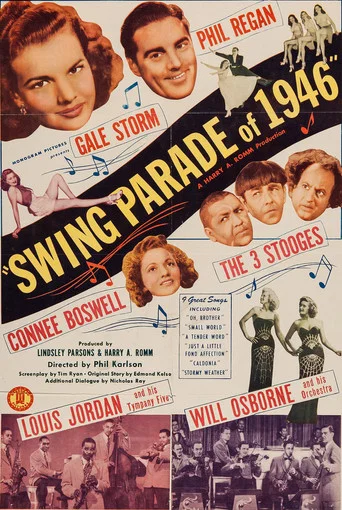 Movie poster for The Three Stooges: Swing Parade (1946)