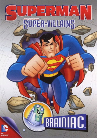 Movie poster for Superman Super Villanos: Brainiac (2013)