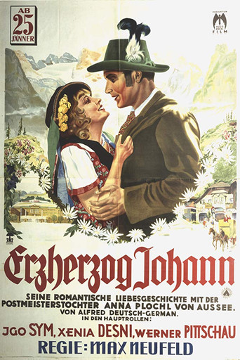 Movie poster for Erzherzog Johann (1929)