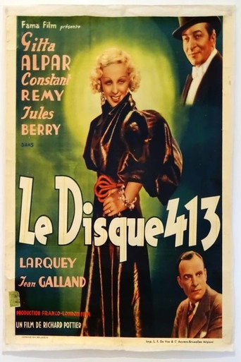 Movie poster for Disk 413 (1936)