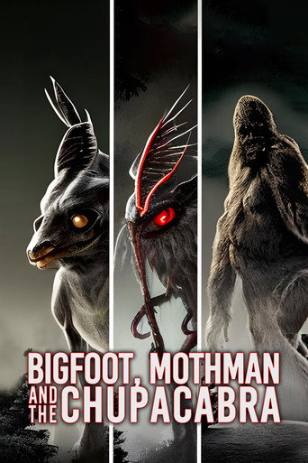 Movie poster for Bigfoot, Mothman and the Chupacabra (2023)