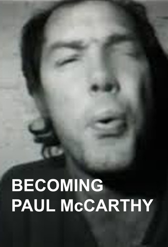 Movie poster for Becoming Paul McCarthy (2020)