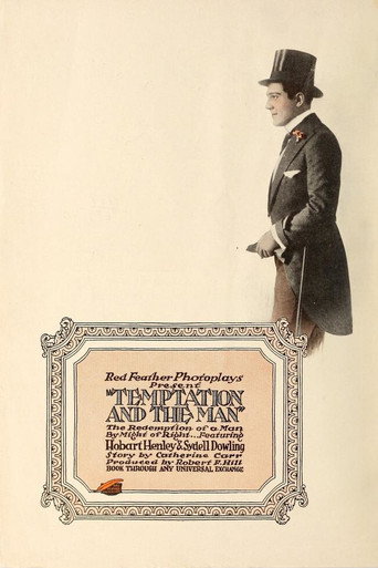 Movie poster for Temptation and the Man (1916)