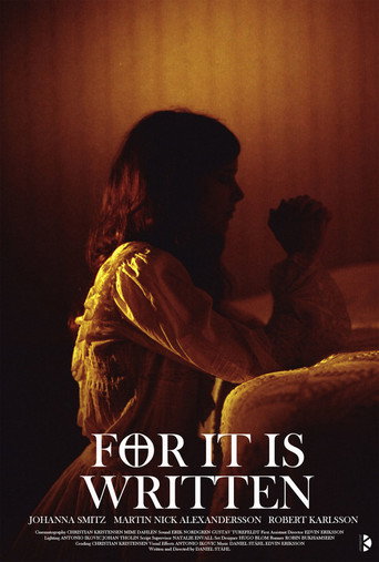 Movie poster for For It Is Written (2018)