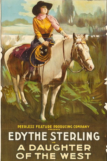 Movie poster for A Daughter of the West (1918)