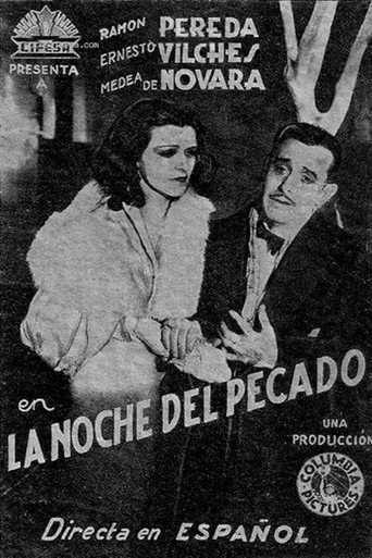 Movie poster for La noche del pecado (1933)
