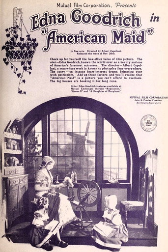 Movie poster for American Maid (1917)