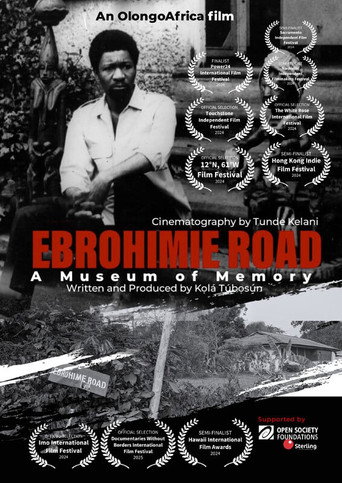 Movie poster for Ebrohimie Road: A Museum of Memory (2024)