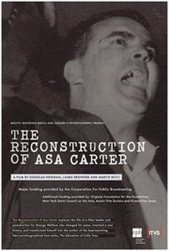 Movie poster for The Reconstruction of Asa Carter (2010)