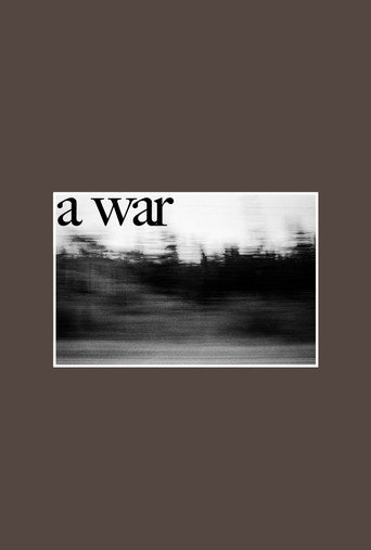 Movie poster for 'A War'