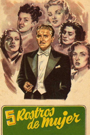 Movie poster for Cinco rostros de mujer (1947)
