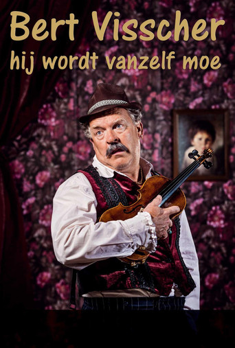 Movie poster for Bert Visscher: Hij wordt vanzelf moe (2021)